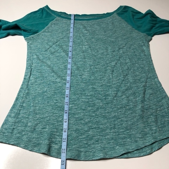 𝅺BUNDLE Joe Fresh Turquoise Baseball Varsity & Fuchsia Ribbed Button Shirts L/XL - Picture 11 of 13